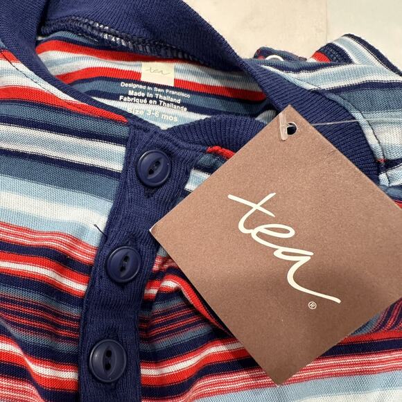 NWT Tea Collection Henley Shortie Romper - Picture 5 of 7